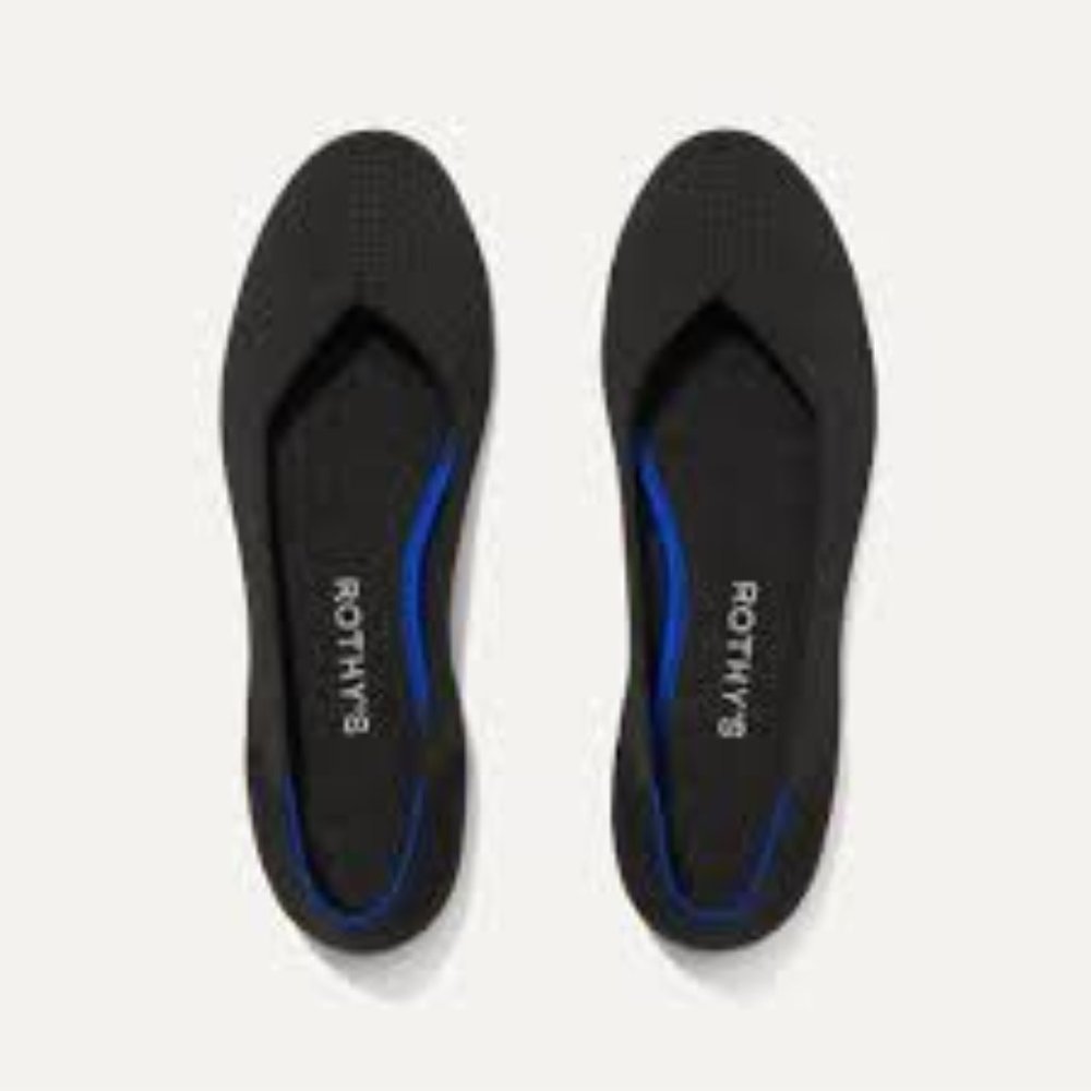 Rothy's Black Round Toe Flats - 7.5